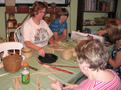 Martha Wetherbee Basket Workshop 2008 title=