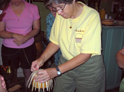 Martha Wetherbee Basket Workshop 2008 title=