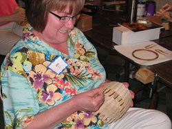 Martha Wetherbee Basket Workshop 2008 title=