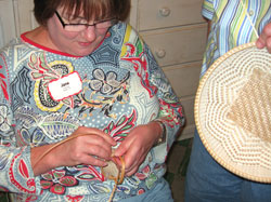 JoAnn Kelly Catsos Basketry Workshop 2009