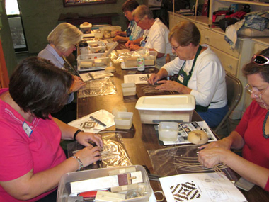 JoAnn Kelly Catsos Basketry Workshop 2011