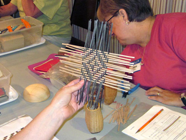 JoAnn Kelly Catsos Basketry Workshop 2011