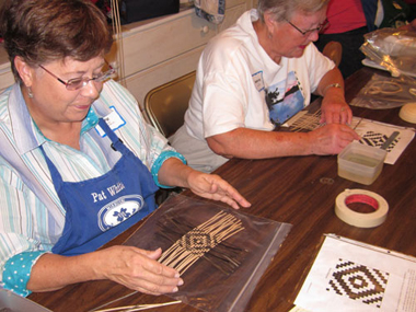 JoAnn Kelly Catsos Basketry Workshop 2011