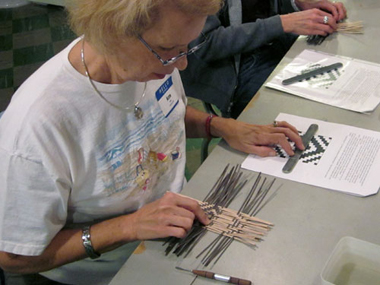 JoAnn Kelly Catsos Basketry Workshop 2011