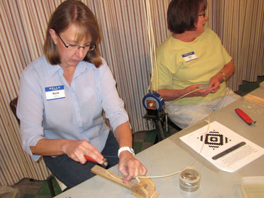 JoAnn Kelly Catsos Basketry Workshop 2011