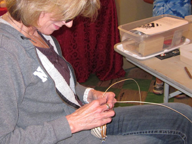 JoAnn Kelly Catsos Basketry Workshop 2011