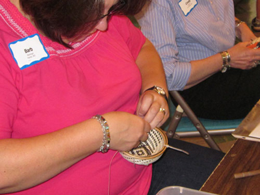 JoAnn Kelly Catsos Basketry Workshop 2011