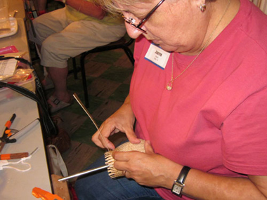 JoAnn Kelly Catsos Basketry Workshop 2011