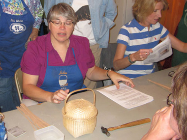 JoAnn Kelly Catsos Basketry Workshop 2011