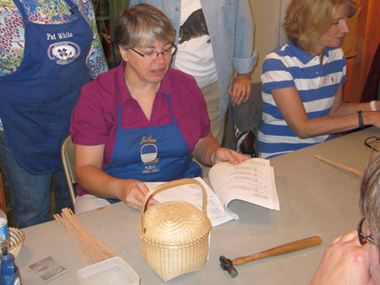 JoAnn Kelly Catsos Basketry Workshop 2011