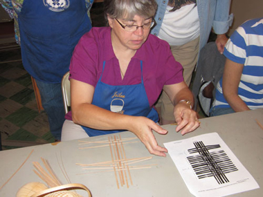 JoAnn Kelly Catsos Basketry Workshop 2011