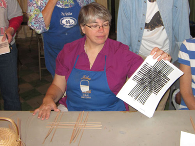 JoAnn Kelly Catsos Basketry Workshop 2011