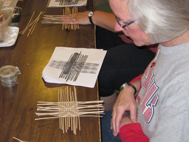 JoAnn Kelly Catsos Basketry Workshop 2011