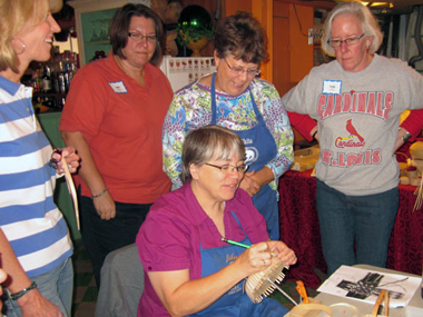 JoAnn Kelly Catsos Basketry Workshop 2011