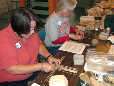 JoAnn Kelly Catsos Basketry Workshop 2011