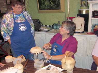 JoAnn Kelly Catsos Basketry Workshop 2011