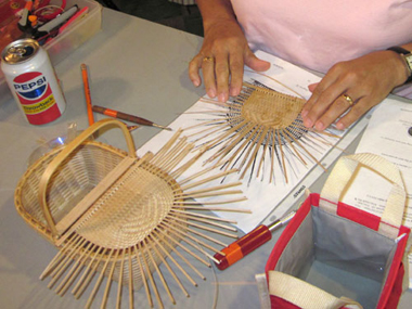 JoAnn Kelly Catsos Basketry Workshop 2011