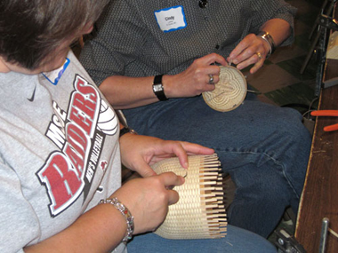 JoAnn Kelly Catsos Basketry Workshop 2011