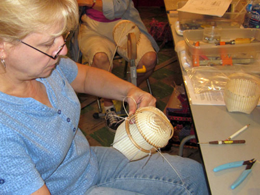 JoAnn Kelly Catsos Basketry Workshop 2011