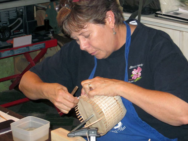 JoAnn Kelly Catsos Basketry Workshop 2011