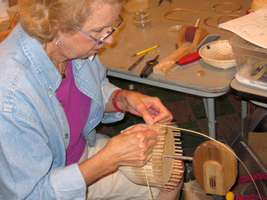 JoAnn Kelly Catsos Basketry Workshop 2011