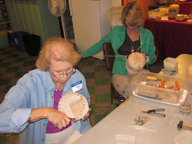 JoAnn Kelly Catsos Basketry Workshop 2011