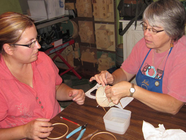 JoAnn Kelly Catsos Basketry Workshop 2011