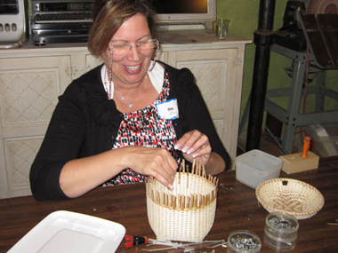 JoAnn Kelly Catsos Basketry Workshop 2011