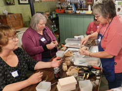 JoAnn Kelly Catsos Basketry Workshop 2012