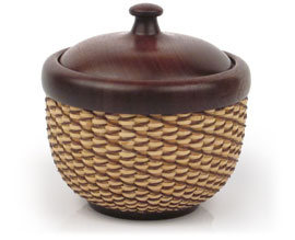 [Walnut Wave Nantucket Basket]
