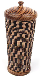 [Zebra Wood Vase]